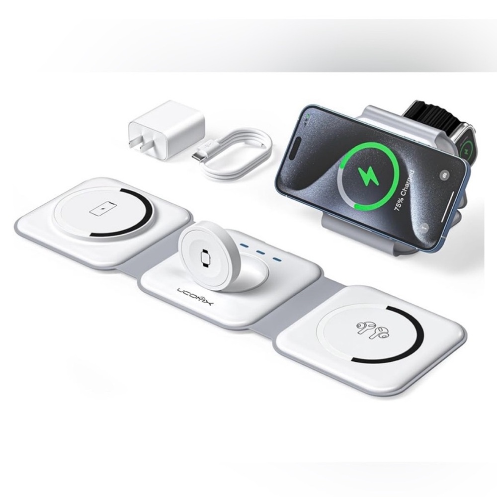 Wireless Charger 3 in 1 Magnetic